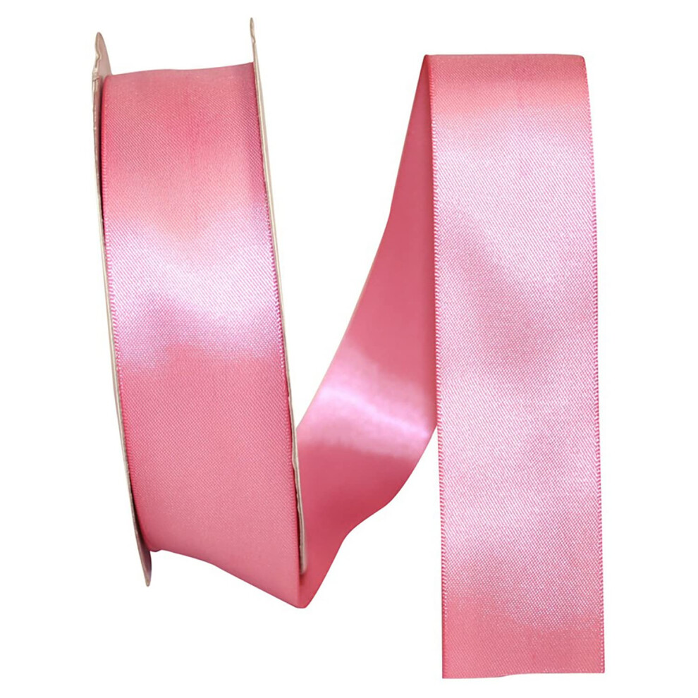 Cinta De Sat?N De Doble Cara Reliant Ribbon 4950-067-09K, 3,8 Cm X 45,7 M, Color Rosa Empolvado-image