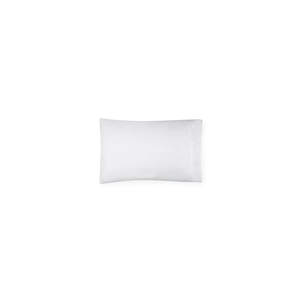 Sferra Grande Hotel Pillowcases - Standard Pair - White/White