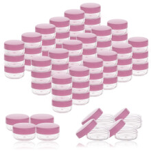 ZEJIA 3 gram monstercontainers met deksels 100 stuks kleine monsterpotten 3ML make-up cosmetische containers voor lippenbalsems lotion poeder schoonh