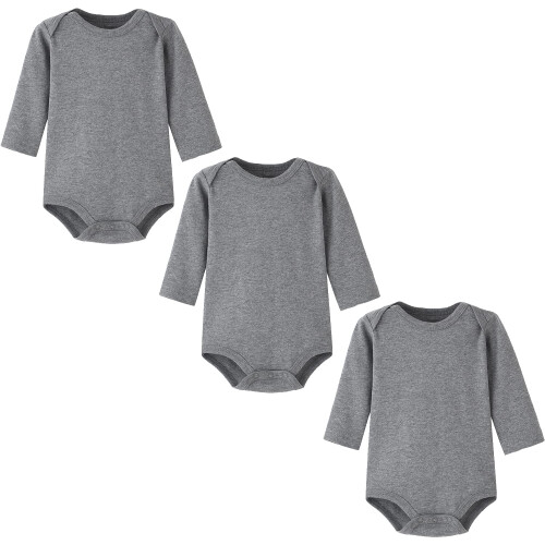 Gr? sp?dbarnsskjorte bodysuit 6 m?neder