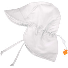 SimpliKids baba napozsapkk UPF 50+ UV sugrzs elleni vdosapka szsapka nyakrsszel Napozsapka kisgyermekeknek, fehr 12-24 hnapos korig