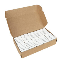 G2PLUS 1000 PCS Prismrken 1.94 """" X 1.38 """" Vitbokstaggar fr kldstorlek Lables Coupon Store utan strngklder taggar med utskt boxpaket