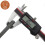 BV Heavy-Duty 30FT Säkerhetskabel med Öglor-10mm (3/8 Tum) Klippresistent Stål 4