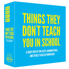 Hygge Games Things They Don't Teach You in School Party Trivia Game Blue  1 EA