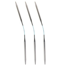 skacel by addi Dobbelt spidse strikkepinde 8 tommer (20 cm) Flexiflips Basic dobbelt spids belagt messing strikkepinde par med nylonsnor 5 mm (US