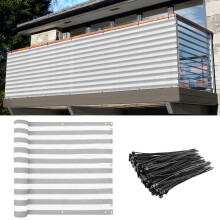 E&K Ecran de confiden?ialitate pentru balcon pentru curte, curte, terasa, piscina, 3'x39', gard de confiden?ialitate, veranda, curte, balustrade,