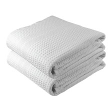 Toalhas de waffle de Gilden Tree R   pida fibra fina de 2 mancos de 2 mancos 40x80 grandes dimens   es extras para adultos cl   ssico estilo (branco)