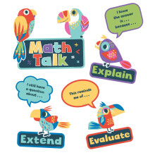 Carson Dellosa Education Math Talk Mini Bulletin Board Set