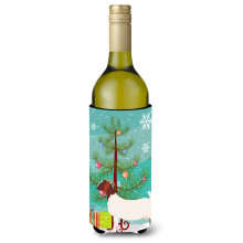 Caroline's Treasures Boer Goat Christmas Decorative Bottle Hugger  750ml  Multicolor