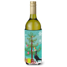 Caroline's Treasures English Carrier Pigeon Christmas Decorative Bottle Hugger 750ml Multicolor