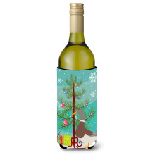 """"Caroline's Treasures Saxony Sachsenente Duck Christmas Decorative Bottle Hugger 750ml Multicolor""""