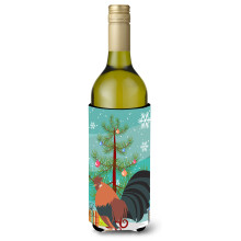 """"Caroline's Treasures Dutch Bantam Chicken Christmas Decorative Bottle Hugger 750ml Multicolor""""