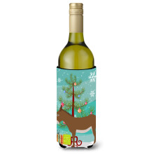 "Caroline's Treasures Cotentin Donkey Natal Decorativo para Garrafa, 750ml, Multicolor"