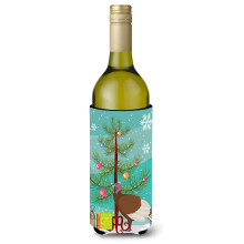 Caroline's Treasures Bourbon Red Turkey Hen Christmas Decorative Bottle Hugger 750ml Multicolor