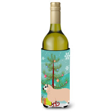 Caroline's Treasures Kerry Hill Sheep Christmas Decorative Bottle Hugger 750ml Multicolor