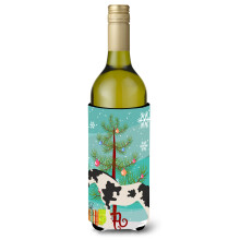 Caroline's Treasures Clydesdale Horse Christmas Decorative Bottle Hugger 750ml Multicolor