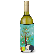 """"Caroline's Treasures Dutch Rabbit Christmas Decorative Bottle Hugger 750ml Multicolor""""