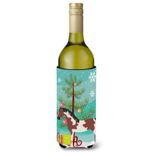 Caroline's Treasures Pinto Horse Christmas Decorative Bottle Hugger 750ml Multicolor