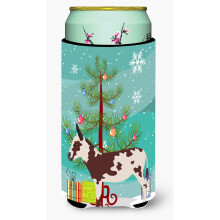 Caroline's Treasures American Spotted Donkey Christmas Decorative Can Hugger Tall Multicolor