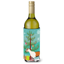 Caroline's Treasures Alpine Goat Christmas Decorative Bottle Hugger 750ml Multicolor