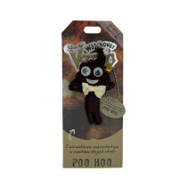 Watchover Voodoo 3-Inch Poo Hoo sleutelhanger - handgemaakt cadeau om overal geluk en positiviteit te brengen
