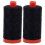 Aurifil Mako 50wt Thread 2 groe Spulen: Schwarz (2692x2) 1