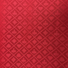 Yuanhe 108X60 pouces Section de nappe de table de poker adapt   e rouge