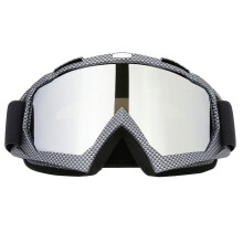 JAMIEWIN Professtional volwassen motorfiets motorcross crossmotor ATV-bril OTG-bril voor mannen vrouwen jeugd kinderen (C86 zwarte vezel)
