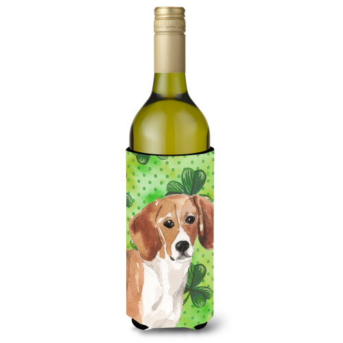 """"Caroline's Treasures Beagle St. Patrick's Decorative Bottle Hugger  750ml  Multicolor""""