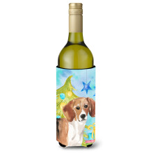Caroline's Treasures Beagle Christmas Decorative Bottle Hugger  750ml  Multicolor