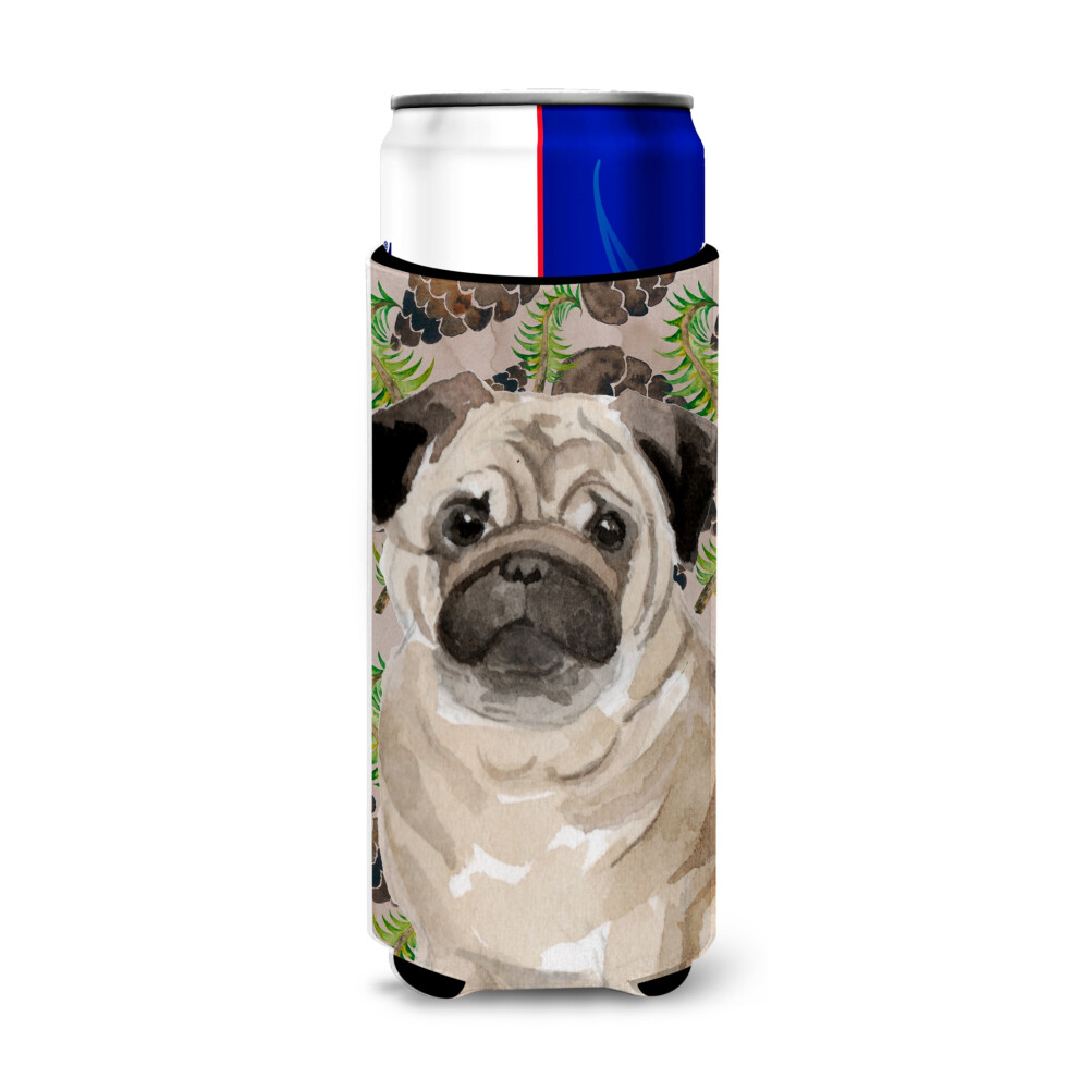 """"Caroline's Treasures Fawn Mops Borov Iky Dekorativn Can Hugger Slim Multicolor""""-image