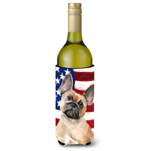 "Caroline's Treasures Fawn French Bulldog Decorativo para Garrafa, 750ml, Multicolor"