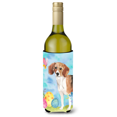 Caroline's Treasures Beagle Easter Decorative Bottle Hugger  750ml  Multicolor