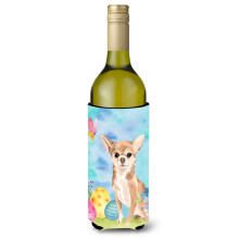 Caroline's Treasures Chihuahua Easter Decorative Bottle Hugger  750ml  Multicolor
