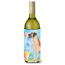 """"Caroline's Treasures Fawn Natural Dane Easter Decorative Bottle Hugger 750ml Multicolor""""
