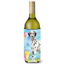""""Caroline's Treasures Dalmatian Easter Decorative Bottle Hugger 750ml Multicolor""""