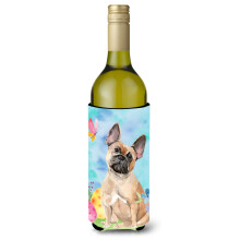 Caroline's Treasures Fawn French Bulldog Easter Decorative Bottle Hugger  750ml  Multicolor