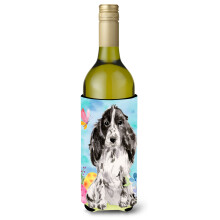 Caroline's Treasures Black Parti Easter Decorative Bottle Hugger 750ml Multicolor