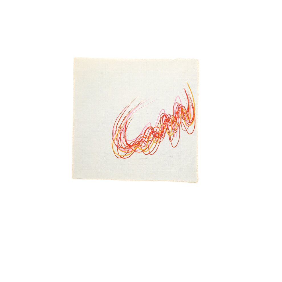 Serviettes de table Crayons NAPBLHRTRD de Gitika Goyal Home, 43 cm, bleues
