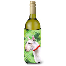 """"Caroline's Treasures Bull Terrier St Patrick's Decorative Bottle Hugger 750ml Multicolor""""