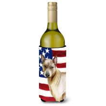 Caroline's Treasures Thai Ridgeback Patriotic Decorative Bottle Hugger 750ml Multicolor