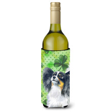 """"Caroline's Treasures Papillon St Patrick's Decorative Bottle Hugger 750ml Multicolor""""