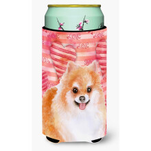 Caroline's Treasures Pomeranian #2 Love Decorative Can Hugger Tall Boy Multicolor""""