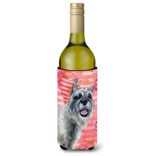 Caroline's Treasures Schnauzer Love Decorative Bottle Hugger  750ml  Multicolor