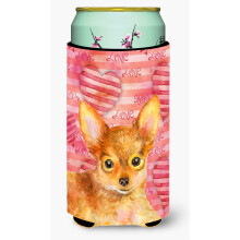 Caroline's Treasures Toy Terrier Love Decorative Can Hugger  Tall Boy  Multicolor