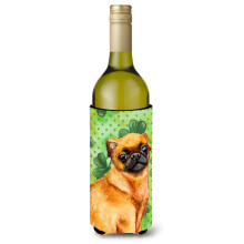 """"Caroline's Treasures Small Brabant Griffon St Patrick's Decorative Bottle Hugger 750ml Multicolor""""