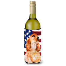 "Caroline's Treasures Cocker Spaniel Patriótico Abridor de Garrafa Decorativo, 750ml, Multicolor"