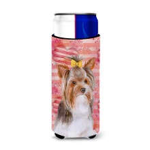 "Caroline's Treasures Yorkshire Terrier #2 Love Can Hugger Decorativo, Slim, Multicolor"