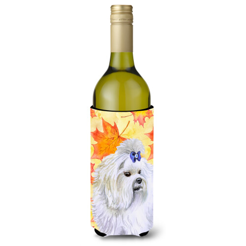 "Caroline's Treasures Maltese Fall Squeeze para Garrafa, 750ml, Multicolor"