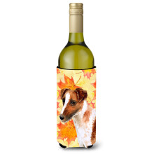 "Caroline's Treasures Smooth Fox Terrier Outono Garrafa Decorativa, 750ml, Multicolor"